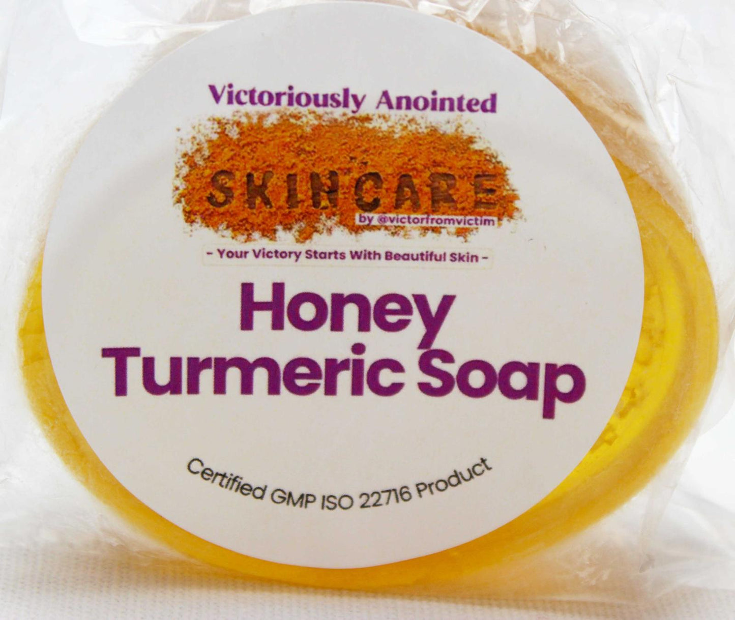Honey Turmeric Soap - Organic, Vegan